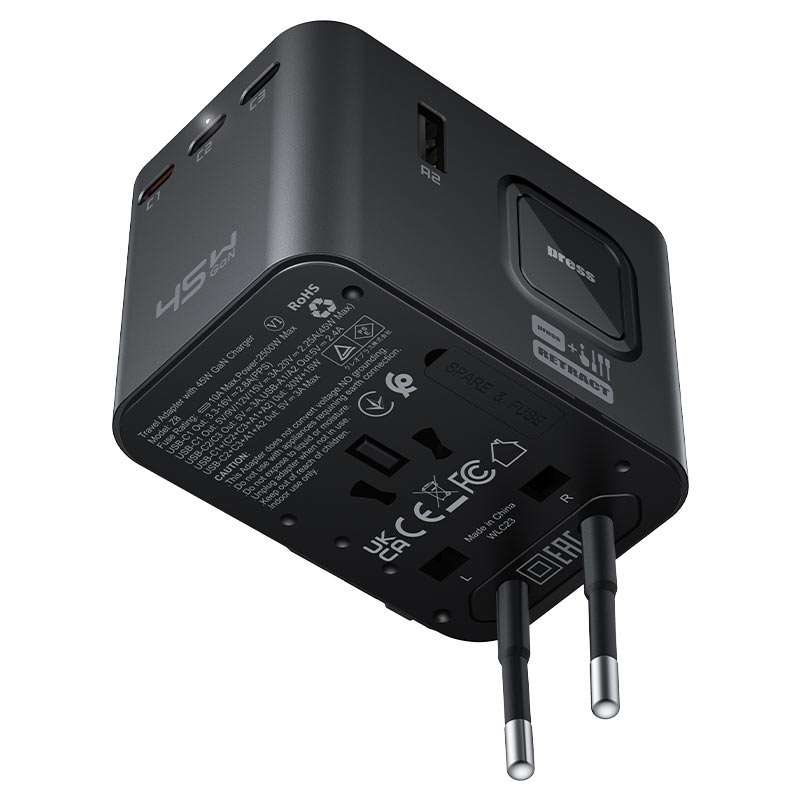 AceFast Z8 2500W + PD45W GaN Charging Adapter