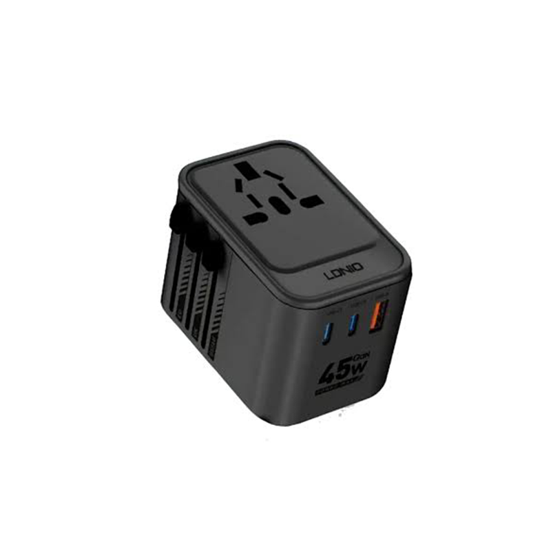 LDNIO Z8 3USB Ports 45W GaN Travel Adapter