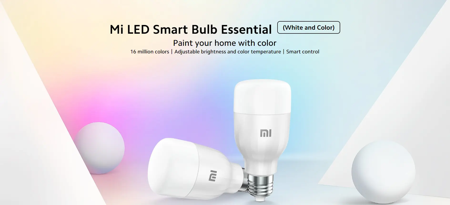 Mi Smart LED Bulb Essential (White and Color) Price in Bangladesh